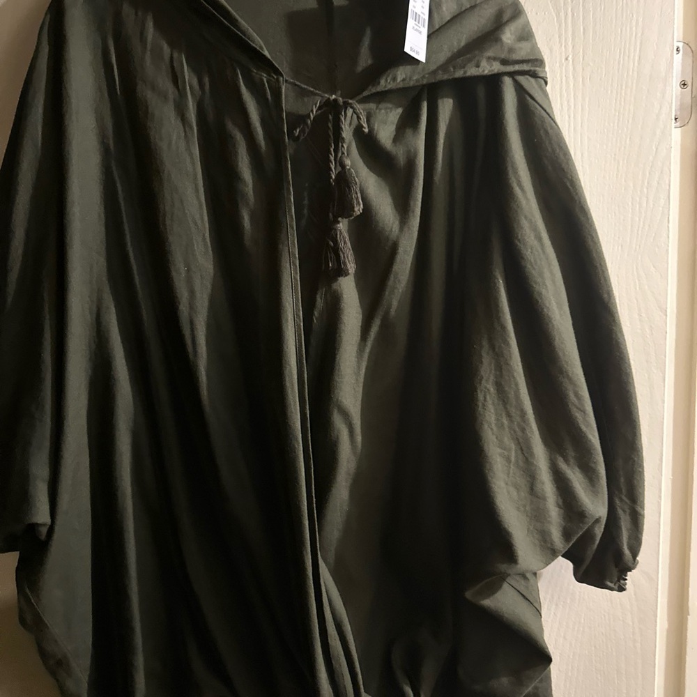 Elegant Olive Green Women's Blouse